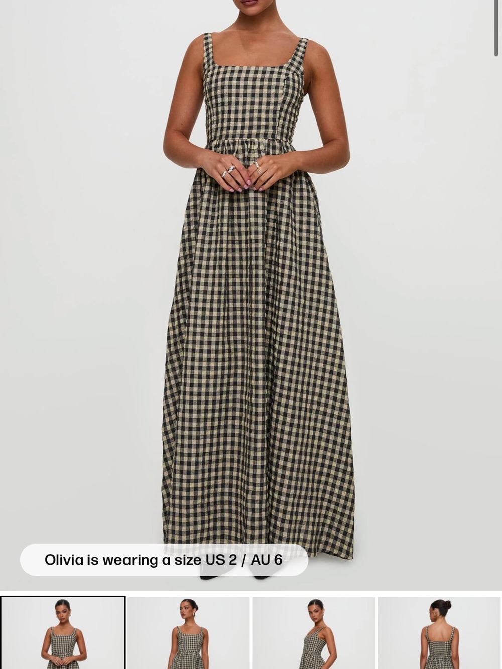 Princess Polly Plaid Cartmel Dress - Picture 5 of 6